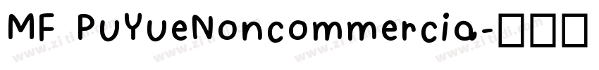 MF PuYueNoncommercia字体转换